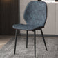 Faux Leather Contemporary Dining Room Chair Matte Finish Solid Back Dining Chairs Dark Blue 1 Piece Clearhalo ' kitchen&dining_furn' 'Dining Chairs' 'Dining Tables & Seating' 'dining_chair' 'furn' 'furn_dining_chair' 'Furniture' 'furniture_dining_chair' 'Kitchen & Dining Furniture' 'kitchen' 3467277