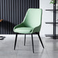 Contemporary Style Leather Dining Chair of 18" Wide Parsons Chair for Home Light Green 1 Piece Clearhalo ' kitchen&dining_furn' 'Dining Chairs' 'Dining Tables & Seating' 'dining_chair' 'Furniture' 'furniture_dining_chair' 'Kitchen & Dining Furniture' 'kitchen' 3467382