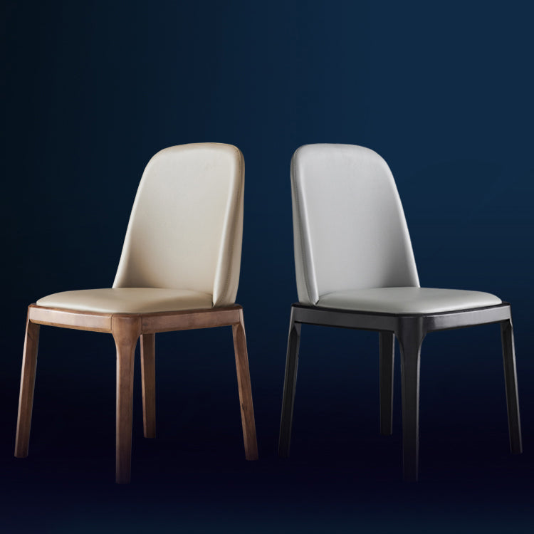 Contemporary Style Upholstered Chair of 16" Wide Parsons Chair for Home Clearhalo ' kitchen&dining_furn' 'Dining Chairs' 'Dining Tables & Seating' 'dining_chair' 'furn' 'furn_dining_chair' 'Furniture' 'furniture_dining_chair' 'Kitchen & Dining Furniture' 'kitchen' 3467442