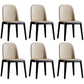 Contemporary Style Upholstered Chair of 16" Wide Parsons Chair for Home Beige 6 Piece Set Black Clearhalo ' kitchen&dining_furn' 'Dining Chairs' 'Dining Tables & Seating' 'dining_chair' 'furn' 'furn_dining_chair' 'Furniture' 'furniture_dining_chair' 'Kitchen & Dining Furniture' 'kitchen' 3467446