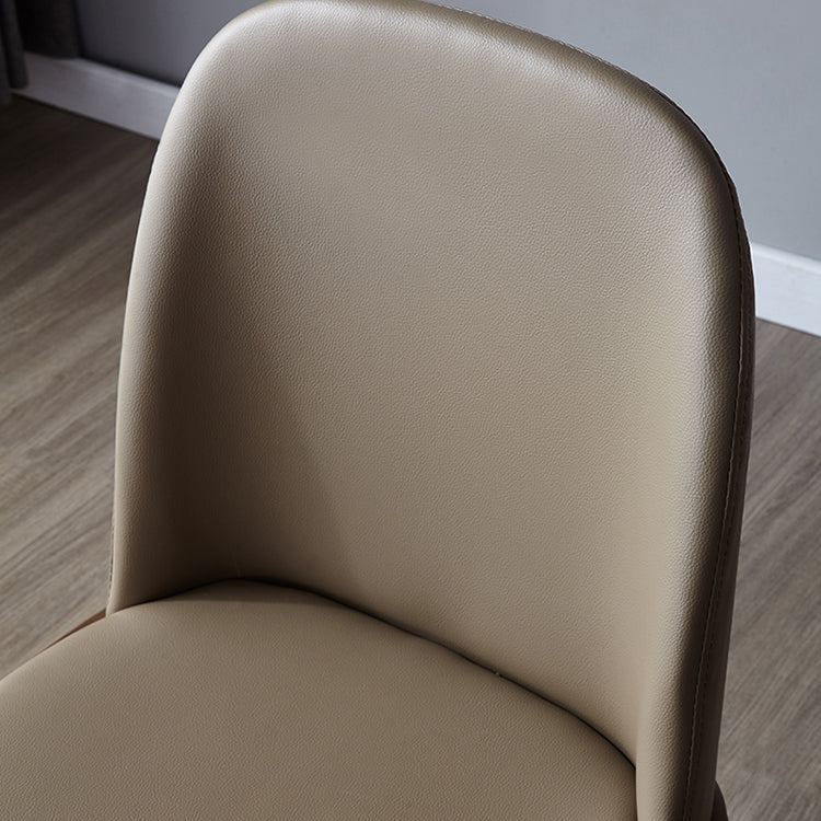 Contemporary Style Upholstered Chair of 16" Wide Parsons Chair for Home Clearhalo ' kitchen&dining_furn' 'Dining Chairs' 'Dining Tables & Seating' 'dining_chair' 'furn' 'furn_dining_chair' 'Furniture' 'furniture_dining_chair' 'Kitchen & Dining Furniture' 'kitchen' 3467447