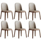 Contemporary Style Upholstered Chair of 16" Wide Parsons Chair for Home Coffee 6 Piece Set Walnut Clearhalo ' kitchen&dining_furn' 'Dining Chairs' 'Dining Tables & Seating' 'dining_chair' 'furn' 'furn_dining_chair' 'Furniture' 'furniture_dining_chair' 'Kitchen & Dining Furniture' 'kitchen' 3467465