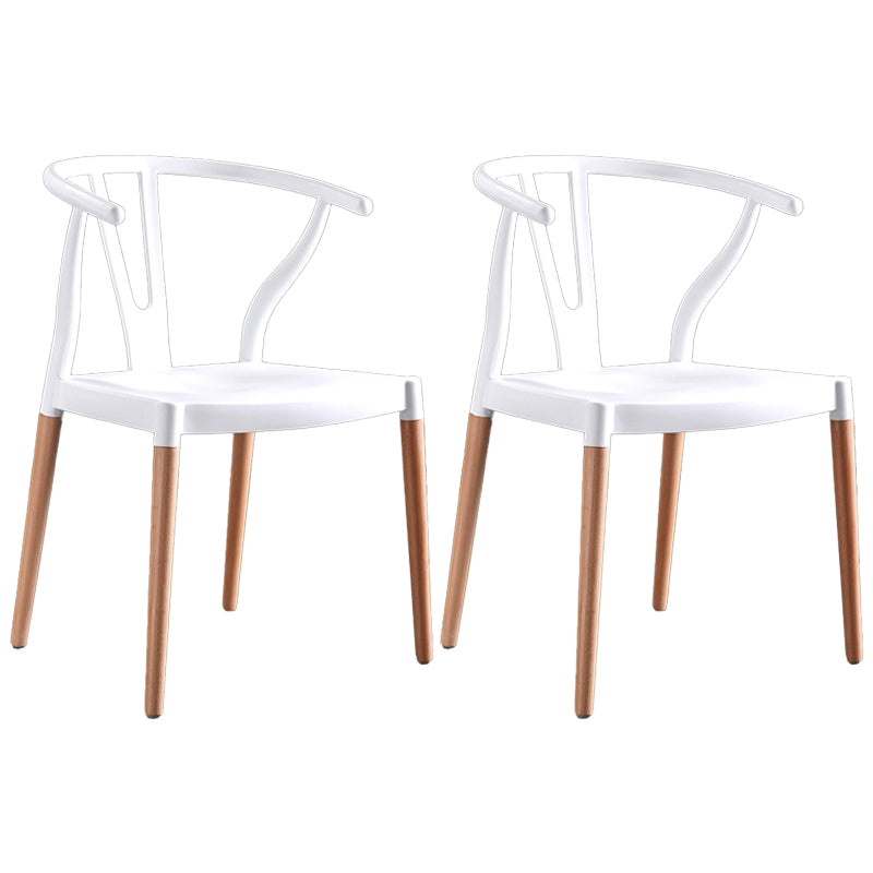 Wooden Base Indoor Chair 22'' Wide Wishborn Side Chair with 4 Legs for Restaurant White 2 Piece Set Clearhalo ' kitchen&dining_furn' 'Dining Chairs' 'Dining Tables & Seating' 'dining_chair' 'furn' 'furn_dining_chair' 'Furniture' 'furniture_dining_chair' 'Kitchen & Dining Furniture' 'kitchen' 3467561