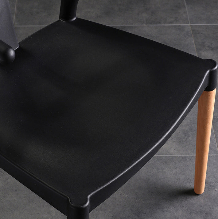 Wooden Base Indoor Chair 22'' Wide Wishborn Side Chair with 4 Legs for Restaurant Clearhalo ' kitchen&dining_furn' 'Dining Chairs' 'Dining Tables & Seating' 'dining_chair' 'furn' 'furn_dining_chair' 'Furniture' 'furniture_dining_chair' 'Kitchen & Dining Furniture' 'kitchen' 3467575