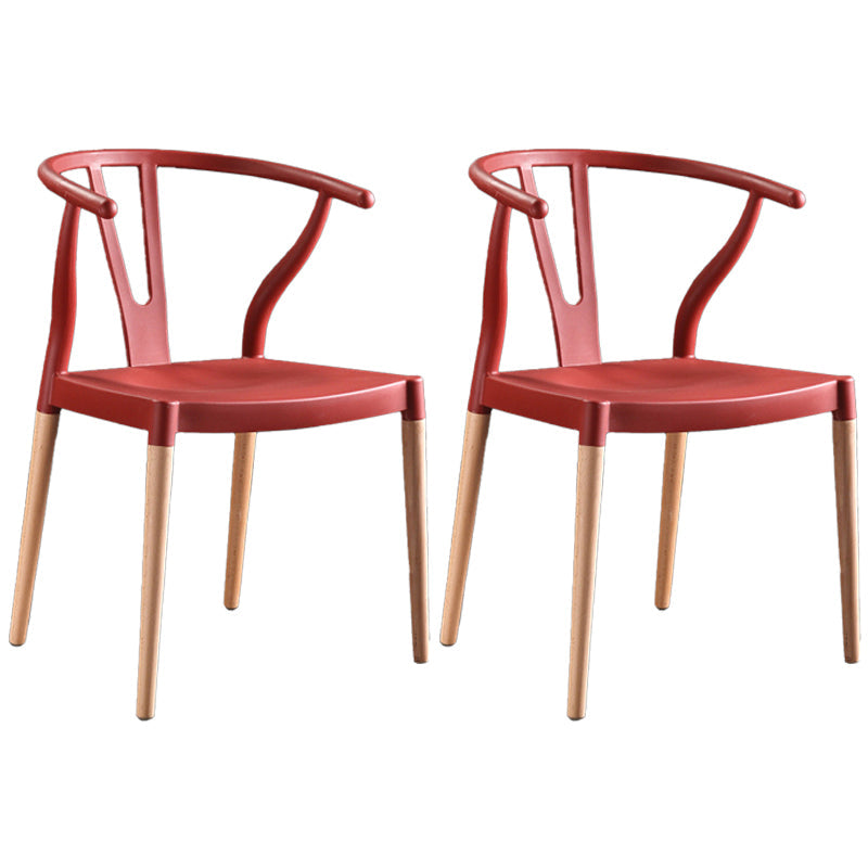 Wooden Base Indoor Chair 22'' Wide Wishborn Side Chair with 4 Legs for Restaurant Dark Red 2 Piece Set Clearhalo ' kitchen&dining_furn' 'Dining Chairs' 'Dining Tables & Seating' 'dining_chair' 'furn' 'furn_dining_chair' 'Furniture' 'furniture_dining_chair' 'Kitchen & Dining Furniture' 'kitchen' 3467578