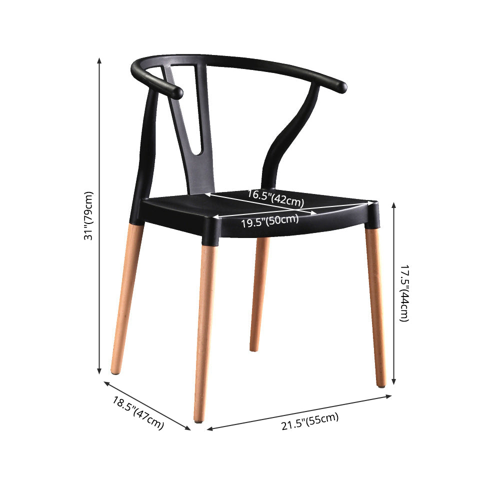 Wooden Base Indoor Chair 22'' Wide Wishborn Side Chair with 4 Legs for Restaurant Clearhalo ' kitchen&dining_furn' 'Dining Chairs' 'Dining Tables & Seating' 'dining_chair' 'furn' 'furn_dining_chair' 'Furniture' 'furniture_dining_chair' 'Kitchen & Dining Furniture' 'kitchen' 3467579