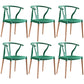 Wooden Base Indoor Chair 22'' Wide Wishborn Side Chair with 4 Legs for Restaurant Green 6 Piece Set Clearhalo ' kitchen&dining_furn' 'Dining Chairs' 'Dining Tables & Seating' 'dining_chair' 'furn' 'furn_dining_chair' 'Furniture' 'furniture_dining_chair' 'Kitchen & Dining Furniture' 'kitchen' 3467594