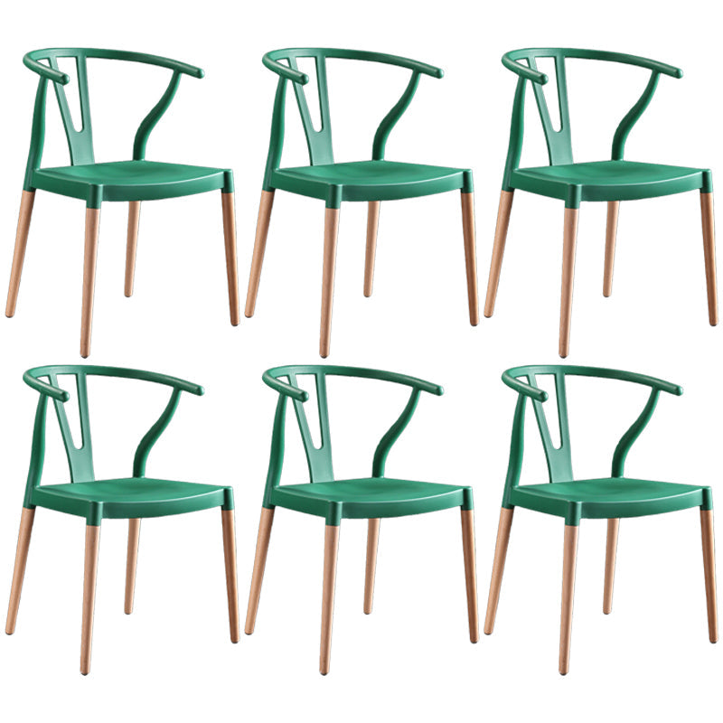 Wooden Base Indoor Chair 22'' Wide Wishborn Side Chair with 4 Legs for Restaurant Green 6 Piece Set Clearhalo ' kitchen&dining_furn' 'Dining Chairs' 'Dining Tables & Seating' 'dining_chair' 'furn' 'furn_dining_chair' 'Furniture' 'furniture_dining_chair' 'Kitchen & Dining Furniture' 'kitchen' 3467594