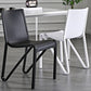 Modern Stackable Square Dining Chair Acrylic Dining Armless Chair for Kitchen Clearhalo ' kitchen&dining_furn' 'Dining Chairs' 'Dining Tables & Seating' 'dining_chair' 'furn' 'furn_dining_chair' 'Furniture' 'furniture_dining_chair' 'Kitchen & Dining Furniture' 'kitchen' 3467598