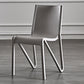 Modern Stackable Square Dining Chair Acrylic Dining Armless Chair for Kitchen Grey 1 Piece Clearhalo ' kitchen&dining_furn' 'Dining Chairs' 'Dining Tables & Seating' 'dining_chair' 'furn' 'furn_dining_chair' 'Furniture' 'furniture_dining_chair' 'Kitchen & Dining Furniture' 'kitchen' 3467610