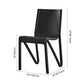Modern Stackable Square Dining Chair Acrylic Dining Armless Chair for Kitchen Clearhalo ' kitchen&dining_furn' 'Dining Chairs' 'Dining Tables & Seating' 'dining_chair' 'furn' 'furn_dining_chair' 'Furniture' 'furniture_dining_chair' 'Kitchen & Dining Furniture' 'kitchen' 3467614