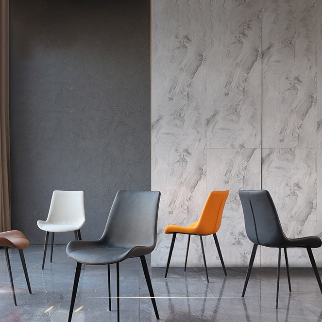 Contemporary Dining Chair of 16" Wide Sponge Upholstered Side Chair for Home Clearhalo ' kitchen&dining_furn' 'Dining Chairs' 'Dining Tables & Seating' 'dining_chair' 'furn' 'furn_dining_chair' 'Furniture' 'furniture_dining_chair' 'Kitchen & Dining Furniture' 'kitchen' 3467691