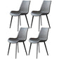 Contemporary Dining Chair of 16" Wide Sponge Upholstered Side Chair for Home Grey 4 Piece Set Clearhalo ' kitchen&dining_furn' 'Dining Chairs' 'Dining Tables & Seating' 'dining_chair' 'furn' 'furn_dining_chair' 'Furniture' 'furniture_dining_chair' 'Kitchen & Dining Furniture' 'kitchen' 3467696