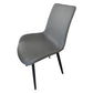 Contemporary Dining Chair of 16" Wide Sponge Upholstered Side Chair for Home Dark Gray 1 Piece Clearhalo ' kitchen&dining_furn' 'Dining Chairs' 'Dining Tables & Seating' 'dining_chair' 'furn' 'furn_dining_chair' 'Furniture' 'furniture_dining_chair' 'Kitchen & Dining Furniture' 'kitchen' 3467718