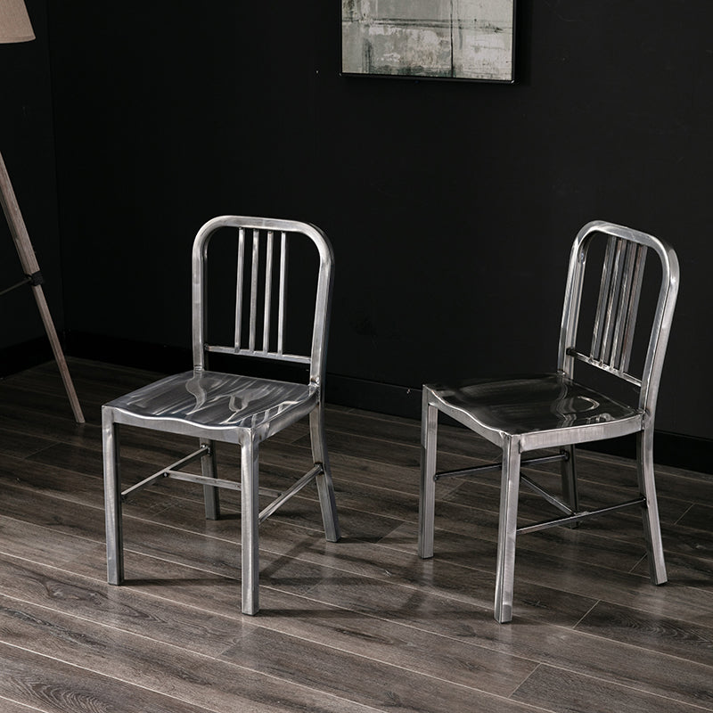 Industrial Dining Chair Windsor Back Side Chair with Metal Legs for Home Use Clearhalo ' kitchen&dining_furn' 'Dining Chairs' 'Dining Tables & Seating' 'dining_chair' 'furn' 'furn_dining_chair' 'Furniture' 'furniture_dining_chair' 'Kitchen & Dining Furniture' 'kitchen' 3467721