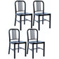 Industrial Dining Chair Windsor Back Side Chair with Metal Legs for Home Use Black 4 Piece Set Clearhalo ' kitchen&dining_furn' 'Dining Chairs' 'Dining Tables & Seating' 'dining_chair' 'furn' 'furn_dining_chair' 'Furniture' 'furniture_dining_chair' 'Kitchen & Dining Furniture' 'kitchen' 3467744