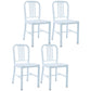 Industrial Dining Chair Windsor Back Side Chair with Metal Legs for Home Use White 4 Piece Set Clearhalo ' kitchen&dining_furn' 'Dining Chairs' 'Dining Tables & Seating' 'dining_chair' 'furn' 'furn_dining_chair' 'Furniture' 'furniture_dining_chair' 'Kitchen & Dining Furniture' 'kitchen' 3467747