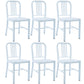 Industrial Dining Chair Windsor Back Side Chair with Metal Legs for Home Use White 6 Piece Set Clearhalo ' kitchen&dining_furn' 'Dining Chairs' 'Dining Tables & Seating' 'dining_chair' 'furn' 'furn_dining_chair' 'Furniture' 'furniture_dining_chair' 'Kitchen & Dining Furniture' 'kitchen' 3467748