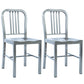Industrial Dining Chair Windsor Back Side Chair with Metal Legs for Home Use Clear 2 Piece Set Clearhalo ' kitchen&dining_furn' 'Dining Chairs' 'Dining Tables & Seating' 'dining_chair' 'furn' 'furn_dining_chair' 'Furniture' 'furniture_dining_chair' 'Kitchen & Dining Furniture' 'kitchen' 3467749