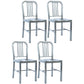 Industrial Dining Chair Windsor Back Side Chair with Metal Legs for Home Use Clear 4 Piece Set Clearhalo ' kitchen&dining_furn' 'Dining Chairs' 'Dining Tables & Seating' 'dining_chair' 'furn' 'furn_dining_chair' 'Furniture' 'furniture_dining_chair' 'Kitchen & Dining Furniture' 'kitchen' 3467750