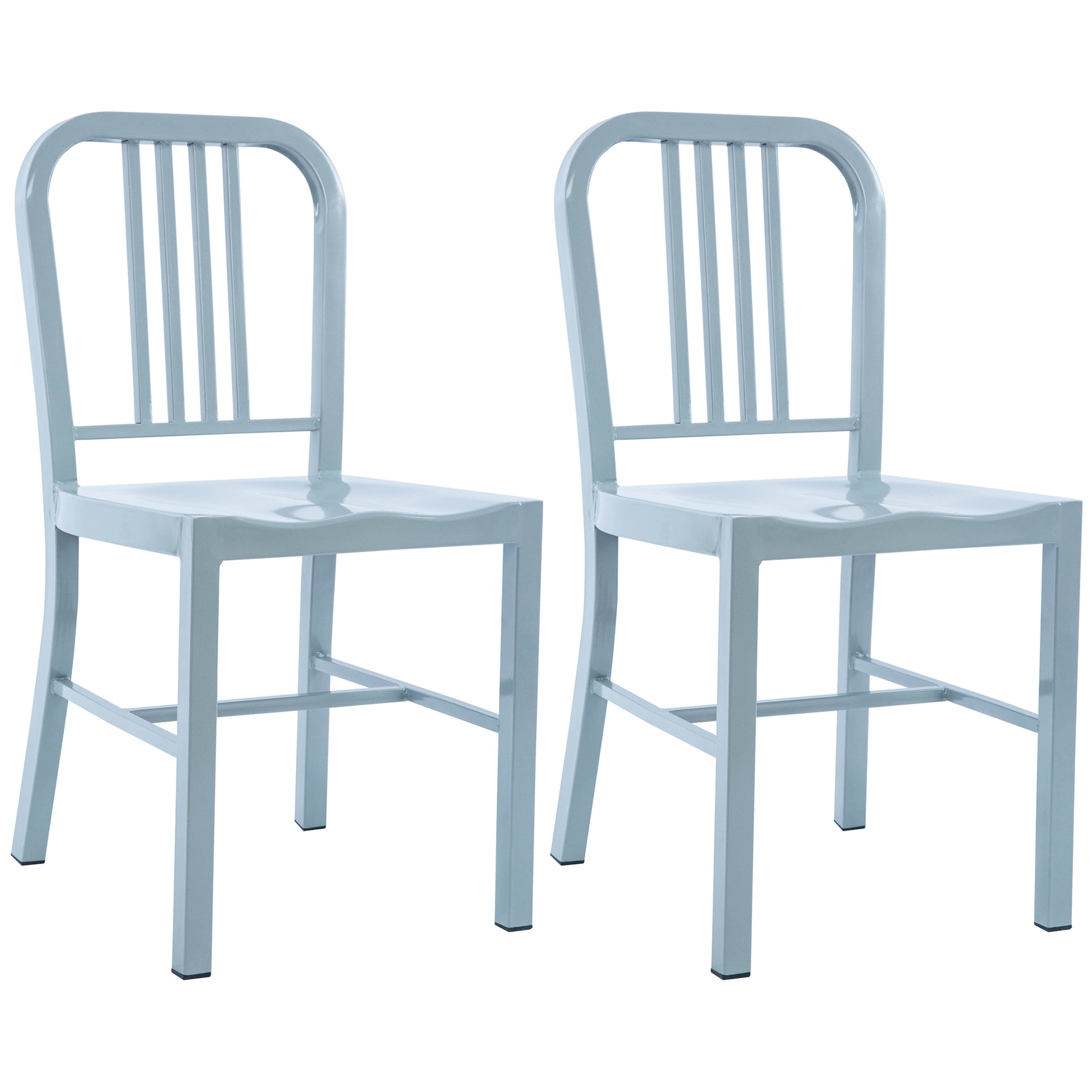 Industrial Dining Chair Windsor Back Side Chair with Metal Legs for Home Use Silver Gray 2 Piece Set Clearhalo ' kitchen&dining_furn' 'Dining Chairs' 'Dining Tables & Seating' 'dining_chair' 'furn' 'furn_dining_chair' 'Furniture' 'furniture_dining_chair' 'Kitchen & Dining Furniture' 'kitchen' 3467752