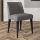 Scandinavian Ash Parsons Chair Gray Wood Dressing Chair in Natural Walnut Clearhalo ' kitchen&dining_furn' 'Dining Chairs' 'Dining Tables & Seating' 'dining_chair' 'furn' 'furn_dining_chair' 'Furniture' 'furniture_dining_chair' 'Kitchen & Dining Furniture' 'kitchen' 3467761