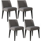 Scandinavian Ash Parsons Chair Gray Wood Dressing Chair in Natural Walnut Light Gray 4 Piece Set Black Clearhalo ' kitchen&dining_furn' 'Dining Chairs' 'Dining Tables & Seating' 'dining_chair' 'furn' 'furn_dining_chair' 'Furniture' 'furniture_dining_chair' 'Kitchen & Dining Furniture' 'kitchen' 3467771