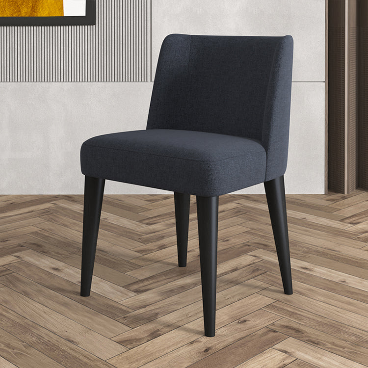 Scandinavian Ash Parsons Chair Gray Wood Dressing Chair in Natural Walnut Clearhalo ' kitchen&dining_furn' 'Dining Chairs' 'Dining Tables & Seating' 'dining_chair' 'furn' 'furn_dining_chair' 'Furniture' 'furniture_dining_chair' 'Kitchen & Dining Furniture' 'kitchen' 3467774