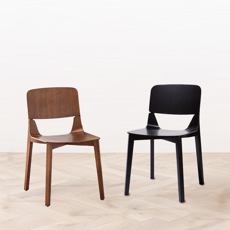 Contemporary Wood Dining Side Chair Open Back Dining Side Chair for Kitchen Clearhalo ' kitchen&dining_furn' 'Dining Chairs' 'Dining Tables & Seating' 'dining_chair' 'furn' 'furn_dining_chair' 'Furniture' 'furniture_dining_chair' 'Kitchen & Dining Furniture' 'kitchen' 3467803