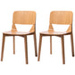 Contemporary Wood Dining Side Chair Open Back Dining Side Chair for Kitchen Natural 2 Piece Set Clearhalo ' kitchen&dining_furn' 'Dining Chairs' 'Dining Tables & Seating' 'dining_chair' 'furn' 'furn_dining_chair' 'Furniture' 'furniture_dining_chair' 'Kitchen & Dining Furniture' 'kitchen' 3467806