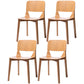 Contemporary Wood Dining Side Chair Open Back Dining Side Chair for Kitchen Natural 4 Piece Set Clearhalo ' kitchen&dining_furn' 'Dining Chairs' 'Dining Tables & Seating' 'dining_chair' 'furn' 'furn_dining_chair' 'Furniture' 'furniture_dining_chair' 'Kitchen & Dining Furniture' 'kitchen' 3467808