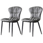 Nordic Style Dining Room Chair Upholstered Armless Dining Chairs with Metal Legs Grey 2 Piece Set Clearhalo ' kitchen&dining_furn' 'Dining Chairs' 'Dining Tables & Seating' 'dining_chair' 'furn' 'furn_dining_chair' 'Furniture' 'furniture_dining_chair' 'Kitchen & Dining Furniture' 'kitchen' 3467842
