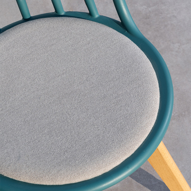 Scandinavian Dining Chair Windsor Back Side Chair with Wood Legs for Home Use Clearhalo ' kitchen&dining_furn' 'Dining Chairs' 'Dining Tables & Seating' 'dining_chair' 'furn' 'furn_dining_chair' 'Furniture' 'furniture_dining_chair' 'Kitchen & Dining Furniture' 'kitchen' 3467925