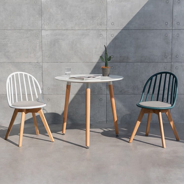 Scandinavian Dining Chair Windsor Back Side Chair with Wood Legs for Home Use Clearhalo ' kitchen&dining_furn' 'Dining Chairs' 'Dining Tables & Seating' 'dining_chair' 'furn' 'furn_dining_chair' 'Furniture' 'furniture_dining_chair' 'Kitchen & Dining Furniture' 'kitchen' 3467939