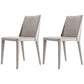 Modern Dining Chair 18'' Wide Solid Back Chair with 4 Legs for Home Use Light Gray 2 Piece Set Clearhalo ' kitchen&dining_furn' 'Dining Chairs' 'Dining Tables & Seating' 'dining_chair' 'furn' 'furn_dining_chair' 'Furniture' 'furniture_dining_chair' 'Kitchen & Dining Furniture' 'kitchen' 3467953