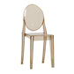 Contemporary Plastic Dining Chair Open Back Chair with 4 Legs for Home Clearhalo ' kitchen&dining_furn' 'Dining Chairs' 'Dining Tables & Seating' 'dining_chair' 'furn' 'furn_dining_chair' 'Furniture' 'furniture_dining_chair' 'Kitchen & Dining Furniture' 'kitchen' 3467971