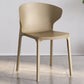 Contemporary Plastic Dining Chair 15.5'' Wide Wingback Side Chair for Home Use Khaki 1 Piece Clearhalo ' kitchen&dining_furn' 'Dining Chairs' 'Dining Tables & Seating' 'dining_chair' 'furn' 'furn_dining_chair' 'Furniture' 'furniture_dining_chair' 'Kitchen & Dining Furniture' 'kitchen' 3468031