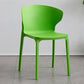 Contemporary Plastic Dining Chair 15.5'' Wide Wingback Side Chair for Home Use Fluorescent Green 1 Piece Clearhalo ' kitchen&dining_furn' 'Dining Chairs' 'Dining Tables & Seating' 'dining_chair' 'furn' 'furn_dining_chair' 'Furniture' 'furniture_dining_chair' 'Kitchen & Dining Furniture' 'kitchen' 3468041