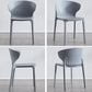 Contemporary Plastic Dining Chair 15.5'' Wide Wingback Side Chair for Home Use Clearhalo ' kitchen&dining_furn' 'Dining Chairs' 'Dining Tables & Seating' 'dining_chair' 'furn' 'furn_dining_chair' 'Furniture' 'furniture_dining_chair' 'Kitchen & Dining Furniture' 'kitchen' 3468050