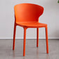 Contemporary Plastic Dining Chair 15.5'' Wide Wingback Side Chair for Home Use Orange 1 Piece Clearhalo ' kitchen&dining_furn' 'Dining Chairs' 'Dining Tables & Seating' 'dining_chair' 'furn' 'furn_dining_chair' 'Furniture' 'furniture_dining_chair' 'Kitchen & Dining Furniture' 'kitchen' 3468055