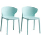 Contemporary Plastic Dining Chair 15.5'' Wide Wingback Side Chair for Home Use Blue 2 Piece Set Clearhalo ' kitchen&dining_furn' 'Dining Chairs' 'Dining Tables & Seating' 'dining_chair' 'furn' 'furn_dining_chair' 'Furniture' 'furniture_dining_chair' 'Kitchen & Dining Furniture' 'kitchen' 3468067