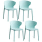 Contemporary Plastic Dining Chair 15.5'' Wide Wingback Side Chair for Home Use Blue 4 Piece Set Clearhalo ' kitchen&dining_furn' 'Dining Chairs' 'Dining Tables & Seating' 'dining_chair' 'furn' 'furn_dining_chair' 'Furniture' 'furniture_dining_chair' 'Kitchen & Dining Furniture' 'kitchen' 3468068