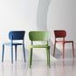 Contemporary Plastic Dining Chair 16.5'' Wide Open Side Chair for Home Use Clearhalo ' kitchen&dining_furn' 'Dining Chairs' 'Dining Tables & Seating' 'dining_chair' 'furn' 'furn_dining_chair' 'Furniture' 'furniture_dining_chair' 'Kitchen & Dining Furniture' 'kitchen' 3468110
