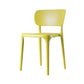 Contemporary Plastic Dining Chair 16.5'' Wide Open Side Chair for Home Use Yellow 1 Piece Clearhalo ' kitchen&dining_furn' 'Dining Chairs' 'Dining Tables & Seating' 'dining_chair' 'furn' 'furn_dining_chair' 'Furniture' 'furniture_dining_chair' 'Kitchen & Dining Furniture' 'kitchen' 3468118
