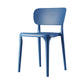 Contemporary Plastic Dining Chair 16.5'' Wide Open Side Chair for Home Use Blue 1 Piece Clearhalo ' kitchen&dining_furn' 'Dining Chairs' 'Dining Tables & Seating' 'dining_chair' 'furn' 'furn_dining_chair' 'Furniture' 'furniture_dining_chair' 'Kitchen & Dining Furniture' 'kitchen' 3468121
