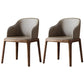 Modern Dining Chair Solid Back Side Chair with 4 Wood Legs for Home Use Khaki 2 Piece Set Clearhalo ' kitchen&dining_furn' 'Dining Chairs' 'Dining Tables & Seating' 'dining_chair' 'furn' 'furn_dining_chair' 'Furniture' 'furniture_dining_chair' 'Kitchen & Dining Furniture' 'kitchen' 3468126