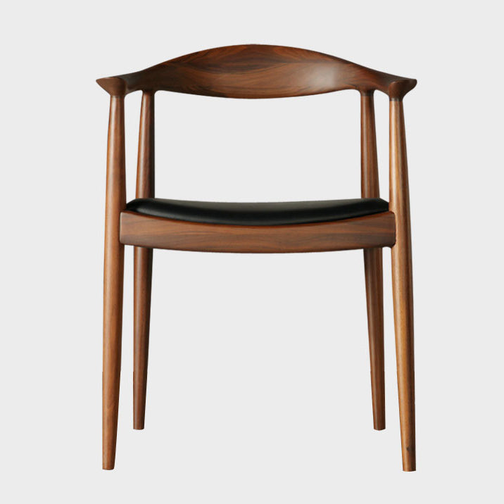 Modern Dining Chair 24'' Wide Open Side Chair with 4 Wood Legs for Home Use Clearhalo ' kitchen&dining_furn' 'Dining Chairs' 'Dining Tables & Seating' 'dining_chair' 'furn' 'furn_dining_chair' 'Furniture' 'furniture_dining_chair' 'Kitchen & Dining Furniture' 'kitchen' 3468144