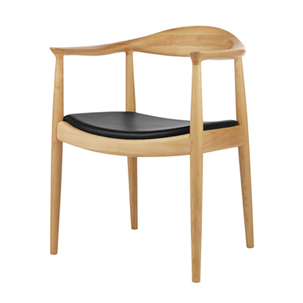 Modern Dining Chair 24'' Wide Open Side Chair with 4 Wood Legs for Home Use Clearhalo ' kitchen&dining_furn' 'Dining Chairs' 'Dining Tables & Seating' 'dining_chair' 'furn' 'furn_dining_chair' 'Furniture' 'furniture_dining_chair' 'Kitchen & Dining Furniture' 'kitchen' 3468146