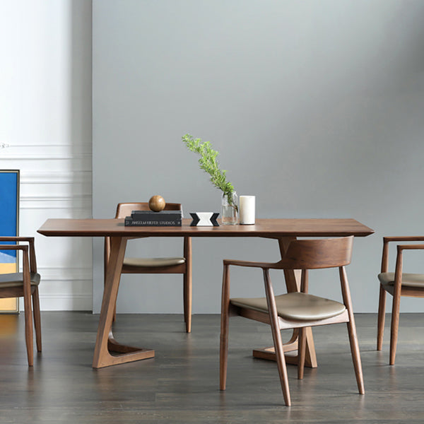 Contemporary Dining Chair 23'' Wide Open Side Chair with 4 Wood Legs for Home Use Clearhalo ' kitchen&dining_furn' 'Dining Chairs' 'Dining Tables & Seating' 'dining_chair' 'furn' 'furn_dining_chair' 'Furniture' 'furniture_dining_chair' 'Kitchen & Dining Furniture' 'kitchen' 3468165