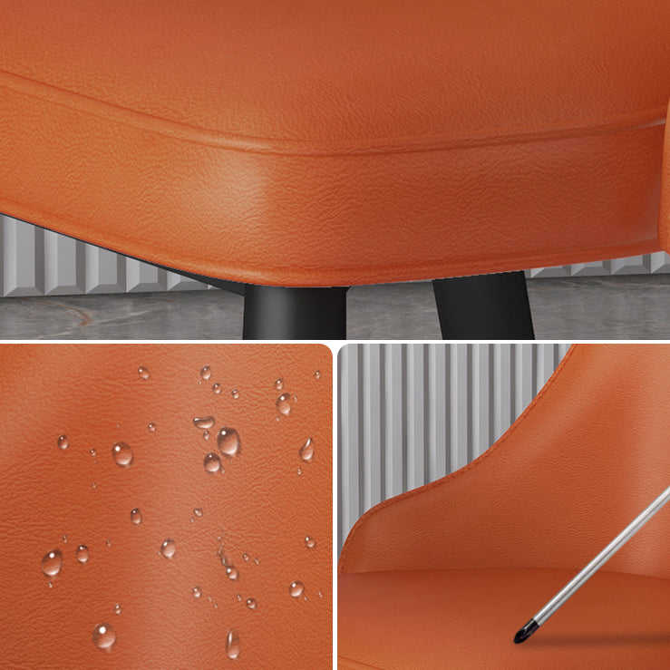 Metal Modern Dining Side Chair with Color Cushion Parsons Chair for Home Clearhalo ' kitchen&dining_furn' 'Dining Chairs' 'Dining Tables & Seating' 'dining_chair' 'furn' 'furn_dining_chair' 'Furniture' 'furniture_dining_chair' 'Kitchen & Dining Furniture' 'kitchen' 3468178